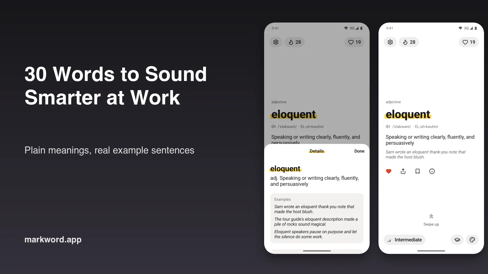 30 words to sound smarter at work with example sentences